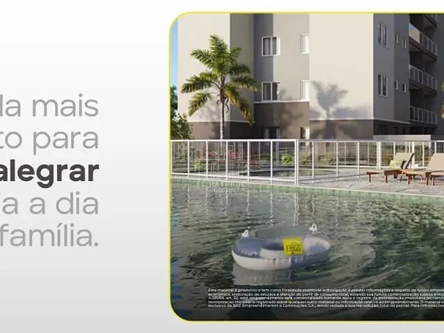 Apartamento com 55m² 2 quartos e 2 banheiros, à venda, no bairro Campo Redondo em São Pedro da Aldeia