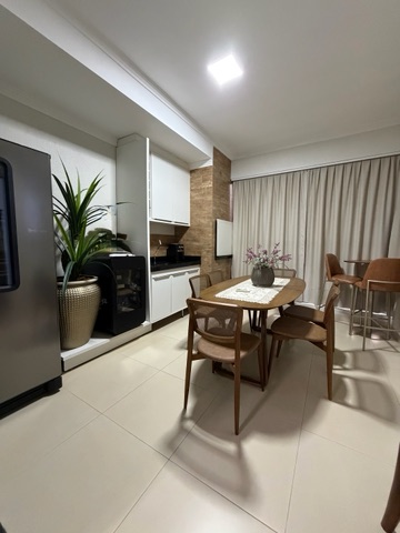 Apartamento com 131m² 3 quartos e 2 banheiros, à venda, no bairro Jardim das Orquídeas em Nova Mutum
