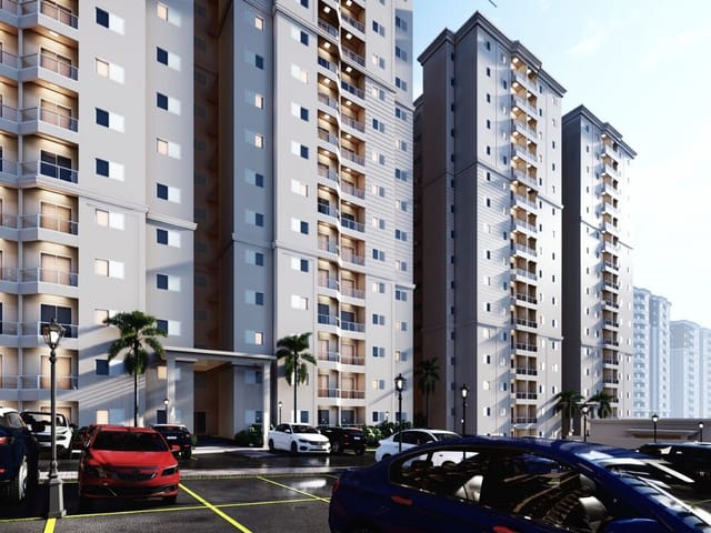 Foto do Apartamento - Apartamento à venda – 2 dormitórios, 2 vagas – Condomínio Monte Carlo | Hermes Imóveis