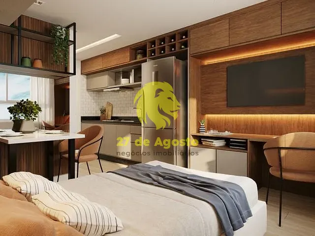 Apartamento com 22m² 1 quarto e 1 banheiro, à venda, no bairro Centro em Curitiba