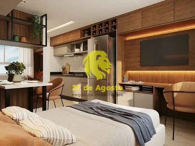 Apartamento com 22m² 1 quarto e 1 banheiro, à venda, no bairro Centro em Curitiba