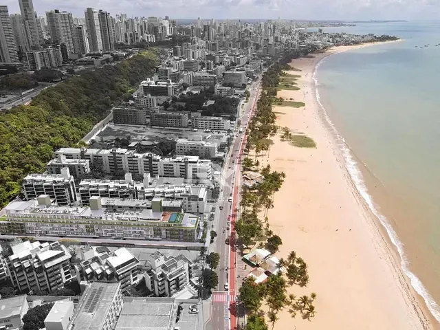 Apartamento com 45m² 2 quartos e 2 banheiros, à venda, no bairro Cabo Branco em João Pessoa