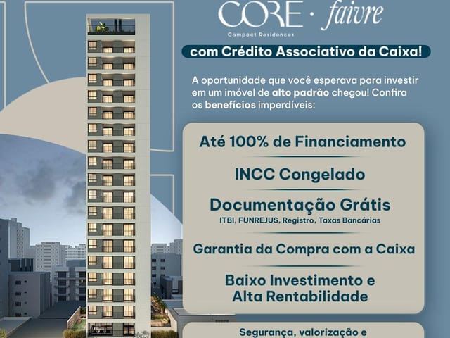 Apartamento 1 quarto e 1 banheiro, à venda, no bairro Centro em Curitiba