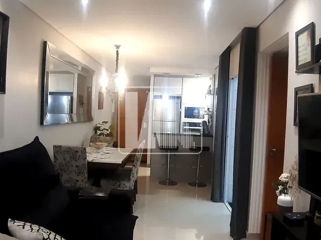 Apartamento 2 quartos e 1 banheiro, à venda, no bairro Vila Valparaíso em Santo André