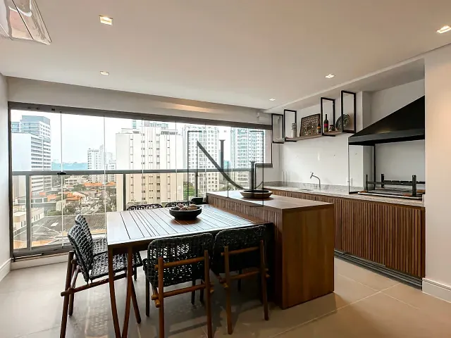 Apartamento com 157m² 3 quartos e 5 banheiros, à venda, no bairro Brooklin em São Paulo