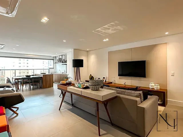 Apartamento com 157m² 3 quartos e 5 banheiros, à venda, no bairro Brooklin em São Paulo