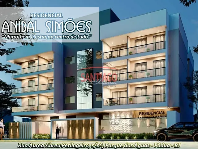 Apartamento 2 quartos e 2 banheiros, à venda, no bairro Parque das Águas em Santo Antônio de Pádua