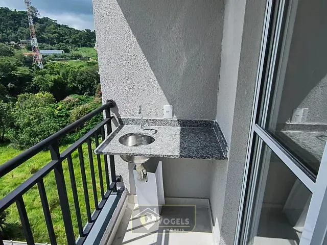 Apartamento com 46m² 2 quartos e 1 banheiro, à venda, no bairro Jardim Paraíso em Jaguariúna
