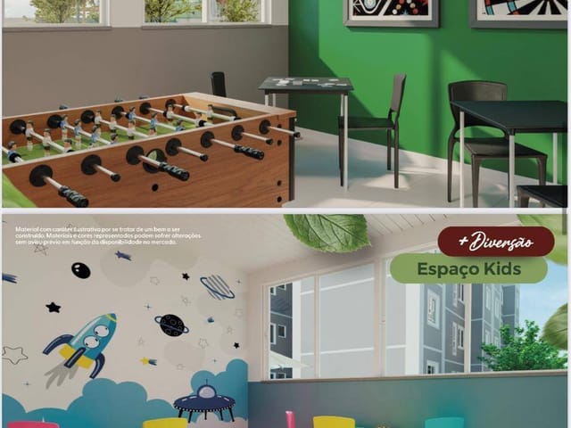 Apartamento com 41m² 2 quartos e 1 banheiro, à venda, no bairro Verde Lar em Teresina