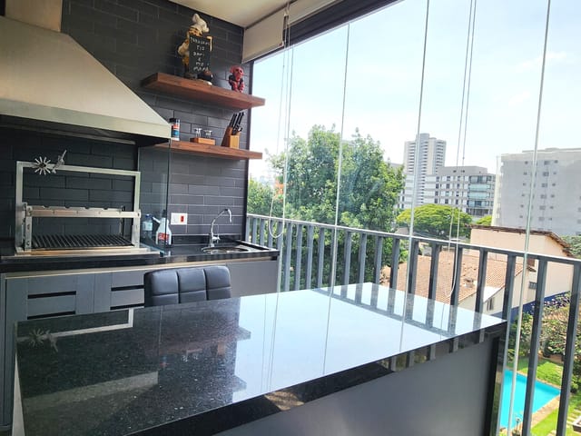 Apartamento com 150m² 3 quartos e 4 banheiros, à venda, no bairro Brooklin Paulista em São Paulo