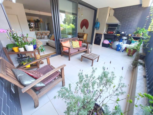Apartamento com 143m² 3 quartos e 4 banheiros, à venda, no bairro Brooklin Paulista em São Paulo