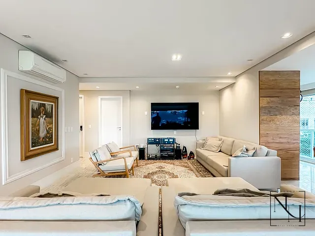 Apartamento com 210m² 3 quartos e 5 banheiros, à venda, no bairro Campo Belo em São Paulo