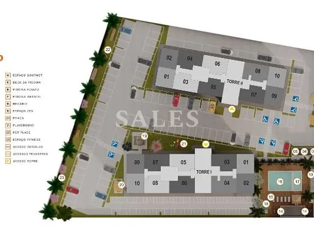 Apartamento com 40m² 2 quartos e 1 banheiro, à venda, no bairro Jardim dos Alfineiros em Juiz de Fora