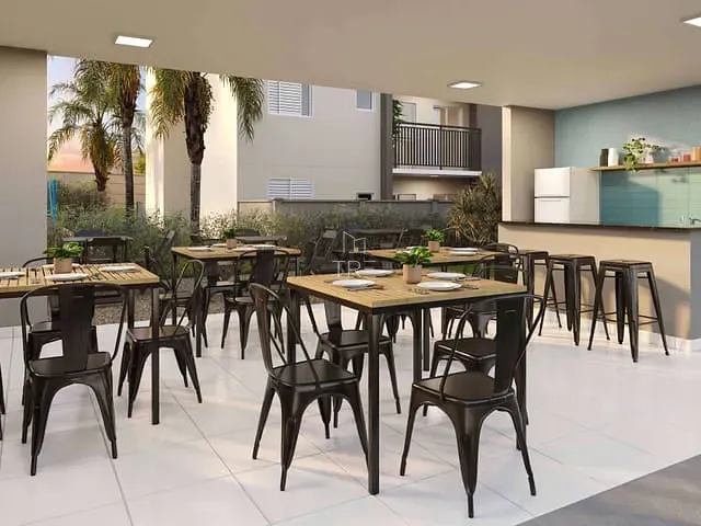 Apartamento 2 quartos e 1 banheiro, à venda, no bairro Alto de Pinheiros em Paulínia