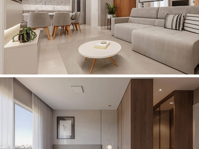 Apartamento 2 quartos e 1 banheiro, à venda, no bairro Boa Vista em Curitiba