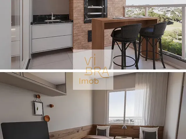 Apartamento 2 quartos e 1 banheiro, à venda, no bairro Boa Vista em Curitiba