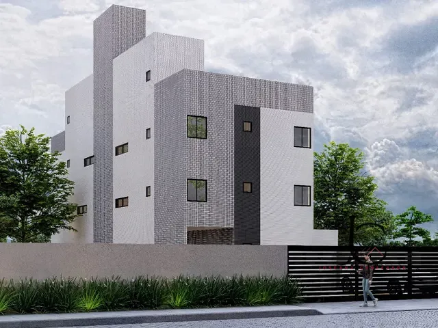 Apartamento 3 quartos e 2 banheiros, à venda, no bairro Jardim Cidade Universitária em João Pessoa
