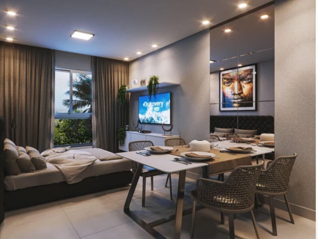 Apartamento 1 quarto e 1 banheiro, à venda, no bairro Intermares em Cabedelo