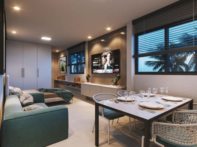 Apartamento 1 quarto e 1 banheiro, à venda, no bairro Intermares em Cabedelo