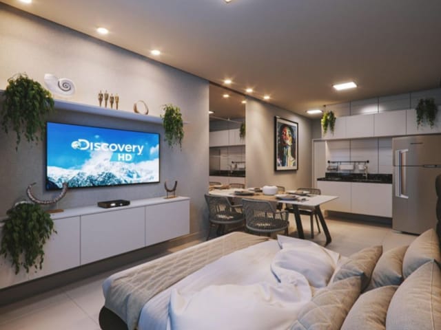 Apartamento 1 quarto e 1 banheiro, à venda, no bairro Intermares em Cabedelo