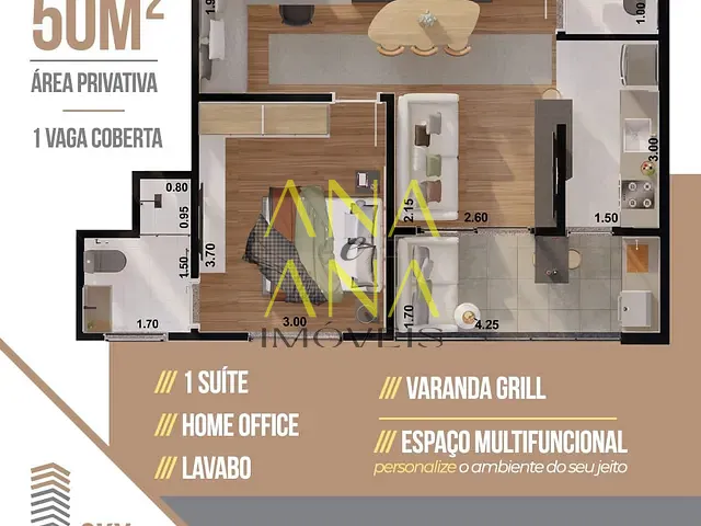 Apartamento 1 quarto e 1 banheiro, à venda, no bairro Jardim Nova Bragança em Bragança Paulista