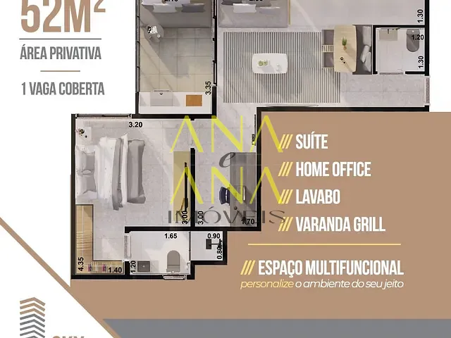 Apartamento 1 quarto e 1 banheiro, à venda, no bairro Jardim Nova Bragança em Bragança Paulista