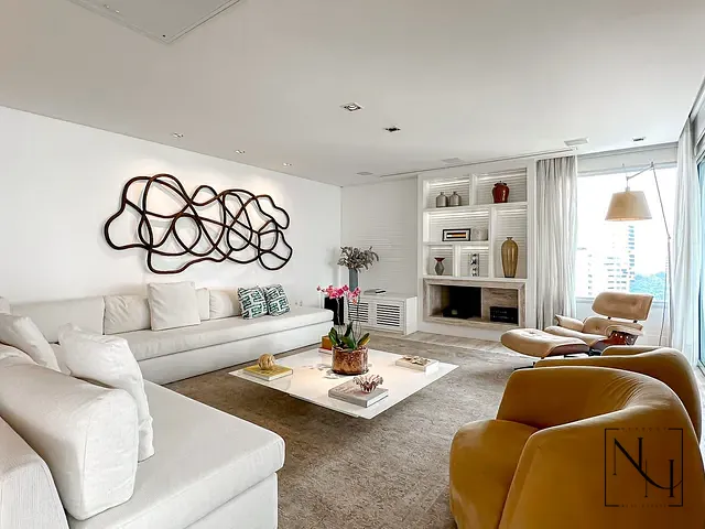 Apartamento com 370m² 3 quartos e 5 banheiros, à venda, no bairro Campo Belo em São Paulo
