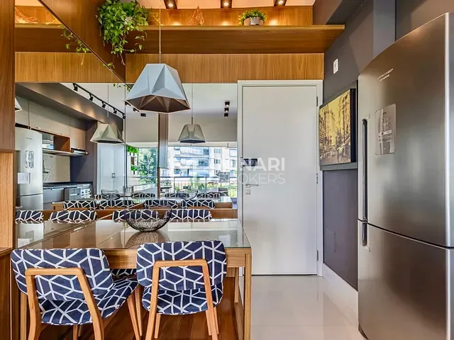 Apartamento 1 quarto e 1 banheiro, à venda, no bairro Tamboré em Santana de Parnaíba