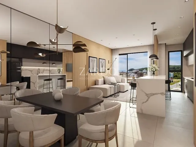 Apartamento com 94m² 3 quartos e 2 banheiros, à venda, no bairro Palmas em Governador Celso Ramos