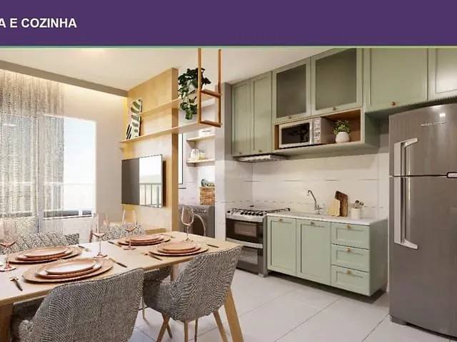 Apartamento 2 quartos e 1 banheiro, à venda, no bairro Barra do Ceará em Fortaleza