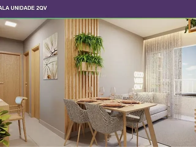 Apartamento 2 quartos e 1 banheiro, à venda, no bairro Barra do Ceará em Fortaleza