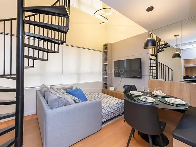Apartamento com 39m² 1 quarto e 2 banheiros, à venda, no bairro Água Verde em Curitiba