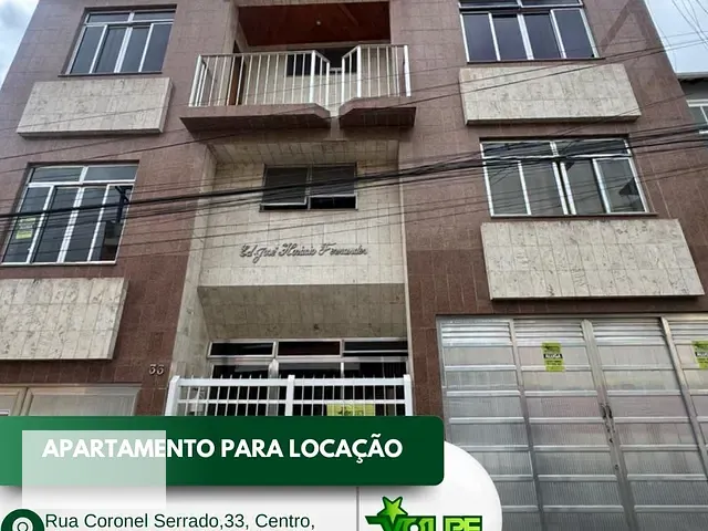 Apartamento 3 quartos e 1 banheiro, para alugar, no bairro Centro em Santos Dumont