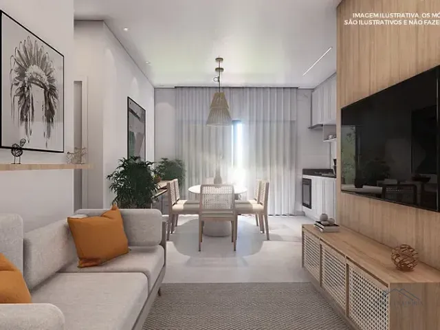 Apartamento 2 quartos e 2 banheiros, à venda, no bairro Itaguá em Ubatuba