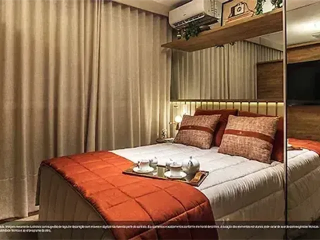 Apartamento com 52m² 2 quartos e 2 banheiros, à venda, no bairro Residencial Recanto do Cerrado/ Parque América em Aparecida de Goiânia