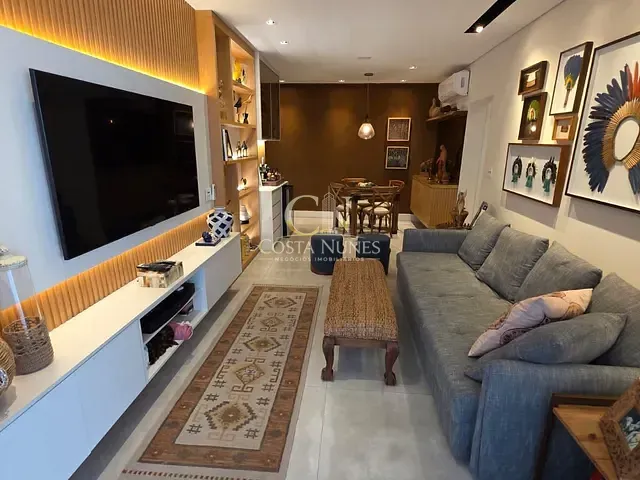 Apartamento 2 quartos e 3 banheiros, à venda, no bairro Embaré em Santos