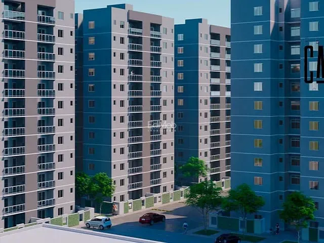 Apartamento 2 quartos e 2 banheiros, à venda, no bairro Canadá em Cascavel