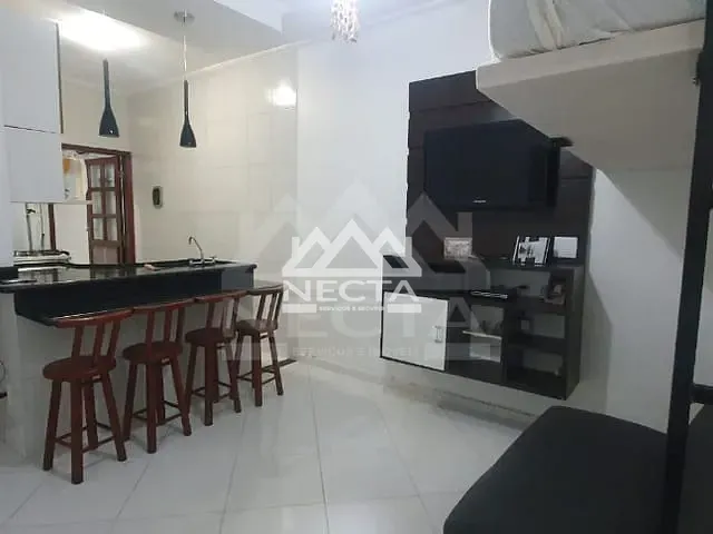Apartamento com 53m² 1 quarto e 1 banheiro, à venda, no bairro Martim de Sá em Caraguatatuba