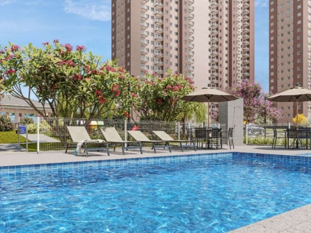 Apartamento com 46m² 2 quartos e 1 banheiro, à venda, no bairro Residencial Porto Seguro em Goiânia