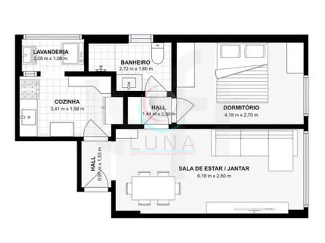 Apartamento 1 quarto e 1 banheiro, à venda, no bairro Vila Anglo Brasileira em São Paulo
