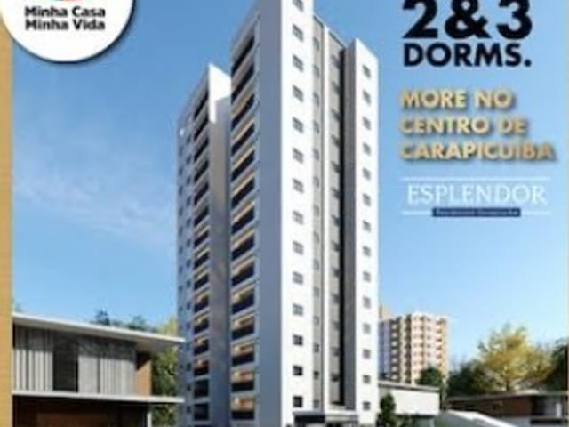 Apartamento 2 quartos e 1 banheiro, à venda, no bairro Vila Três Irmãos em Carapicuíba