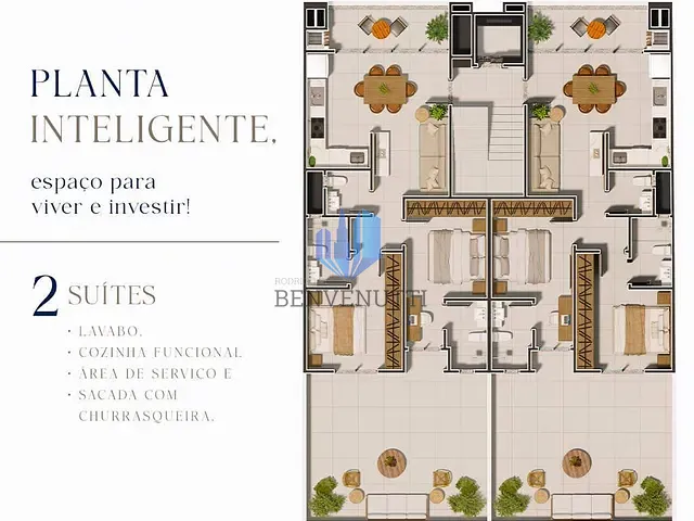 Apartamento 2 quartos e 1 banheiro, à venda, no bairro Tabuleiro em Camboriú