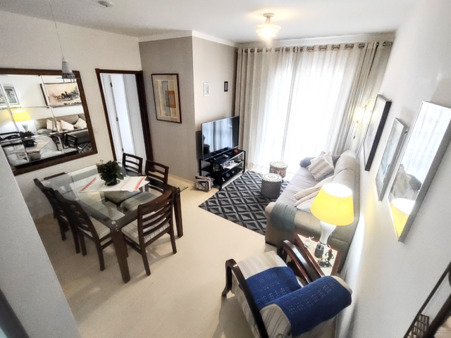 Foto do Apartamento - Apartamento Green Valley à venda, Loteamento Mogilar, Mogi das Cruzes, SP, 3 quartos, 1 suíte, 2 vagas, lazer completo, nono andar | Tamara Velloso Corretora de Imóveis