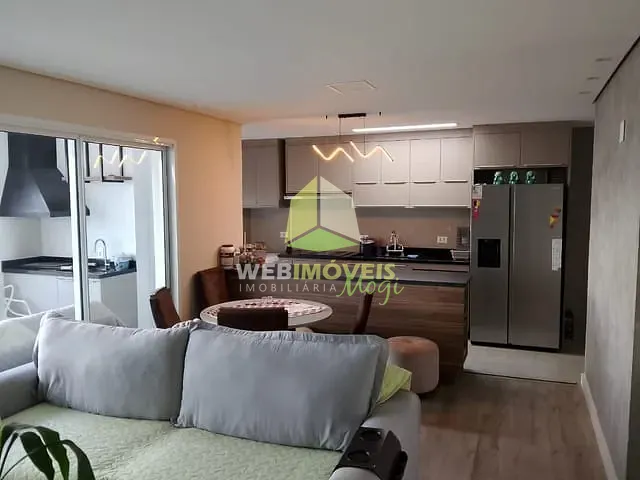 Apartamento com 96m² 3 quartos e 3 banheiros, à venda, no bairro Vila Mogilar em Mogi das Cruzes