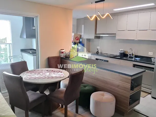 Apartamento com 96m² 3 quartos e 3 banheiros, à venda, no bairro Vila Mogilar em Mogi das Cruzes
