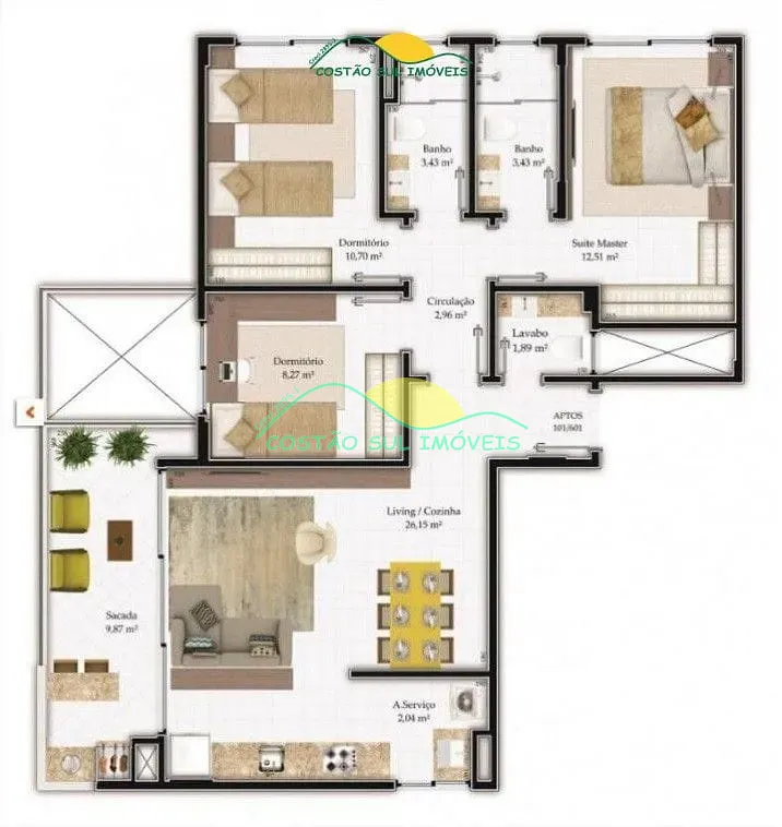 Apartamento, 2 quartos, 75 m² - Foto 20