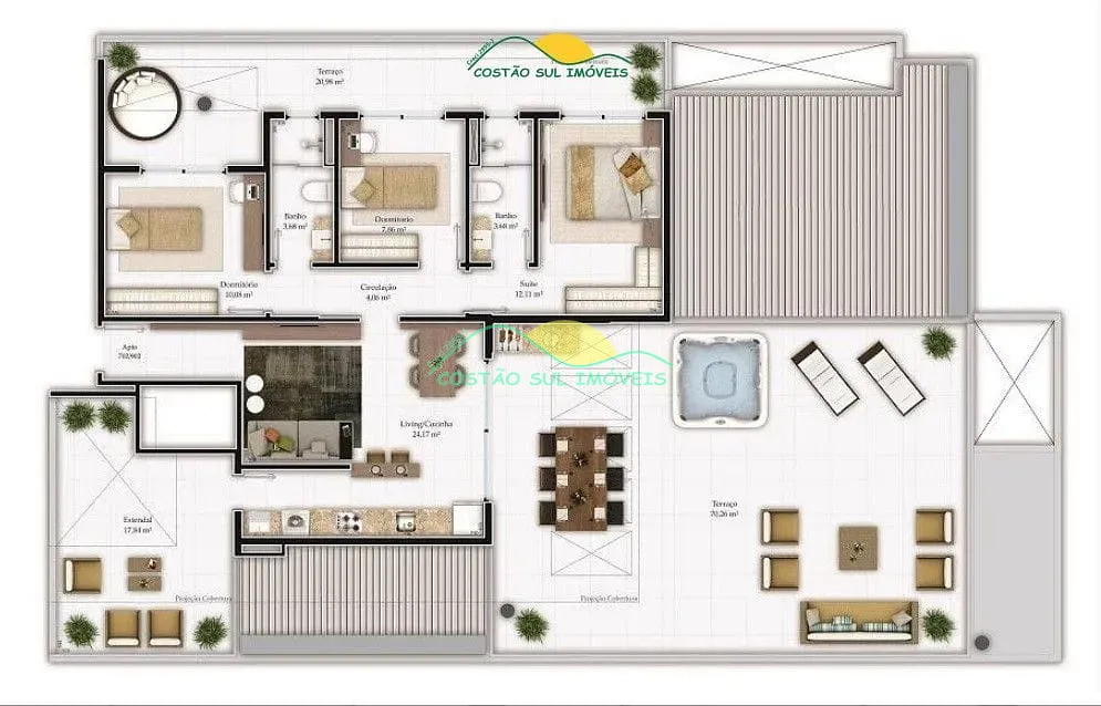 Apartamento, 2 quartos, 75 m² - Foto 19