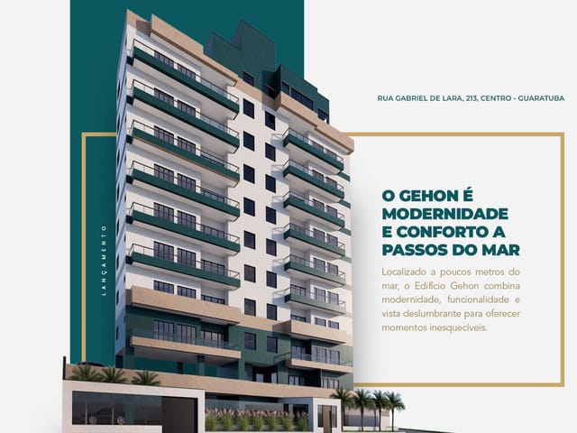 Apartamento com 120m² 3 quartos e 2 banheiros, à venda, no bairro Centro em Guaratuba