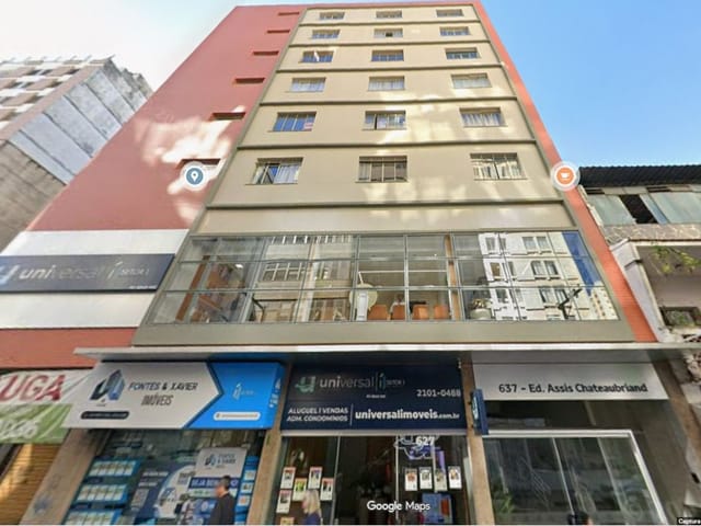 Apartamento 1 quarto e 1 banheiro, à venda, no bairro Centro em Juiz de Fora