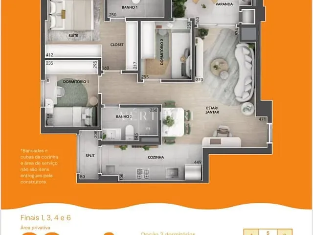 Apartamento 3 quartos e 2 banheiros, à venda, no bairro Terra Bonita em Londrina